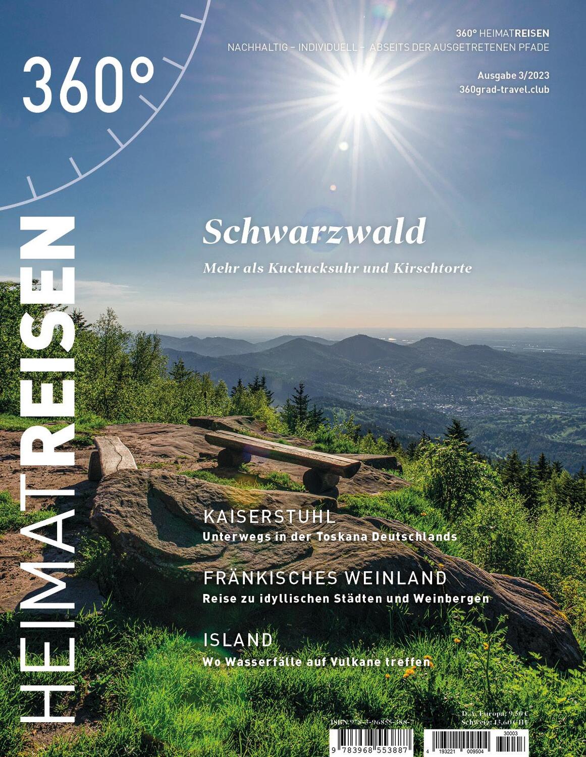 Cover: 9783968553887 | 360° HeimatReisen - Ausgabe 3/2023 | 360° Medien | Broschüre | 100 S.