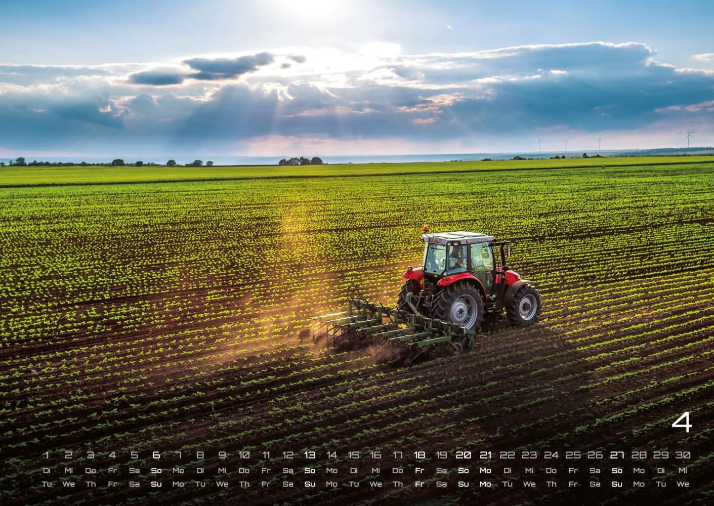 Bild: 9783986734411 | Landmaschinen - Traktor - 2025 - Kalender DIN A2 | GP-Fever.de | 15 S.