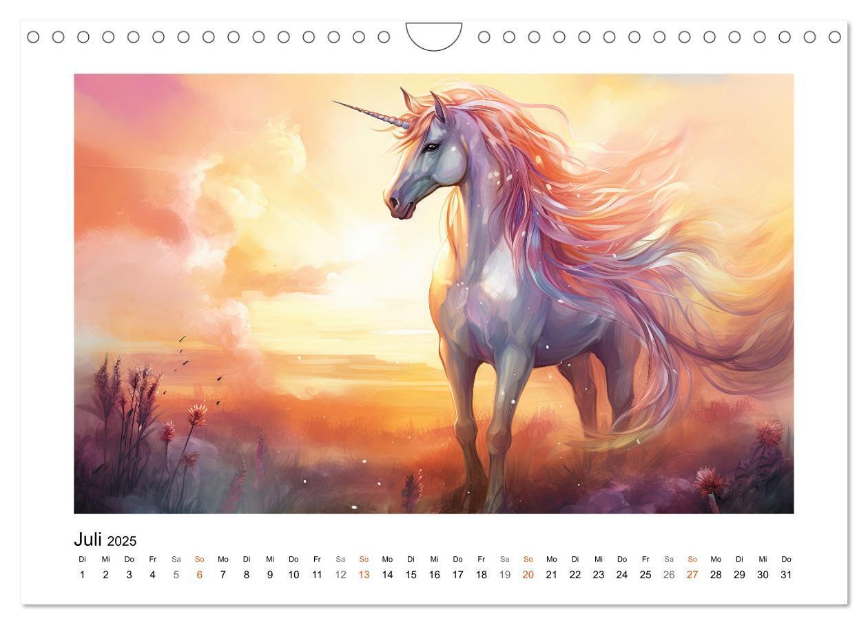 Bild: 9783383858796 | Geliebte Einhörner (Wandkalender 2025 DIN A4 quer), CALVENDO...