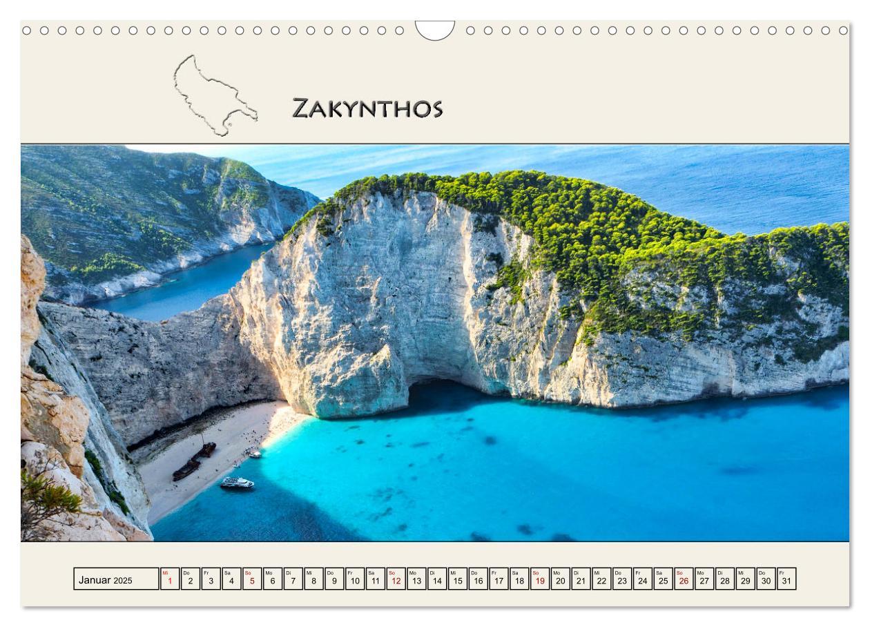 Bild: 9783457219928 | Reise durch die Griechische Inselwelt (Wandkalender 2025 DIN A3...