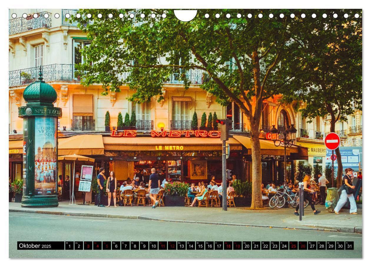 Bild: 9783435366729 | Paris Bistros (Wandkalender 2025 DIN A4 quer), CALVENDO Monatskalender