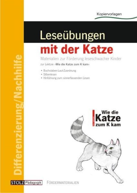 Cover: 9783897784086 | Leseübungen mit der Katze | Karin Pfeiffer | Geheftet | Deutsch | 2010