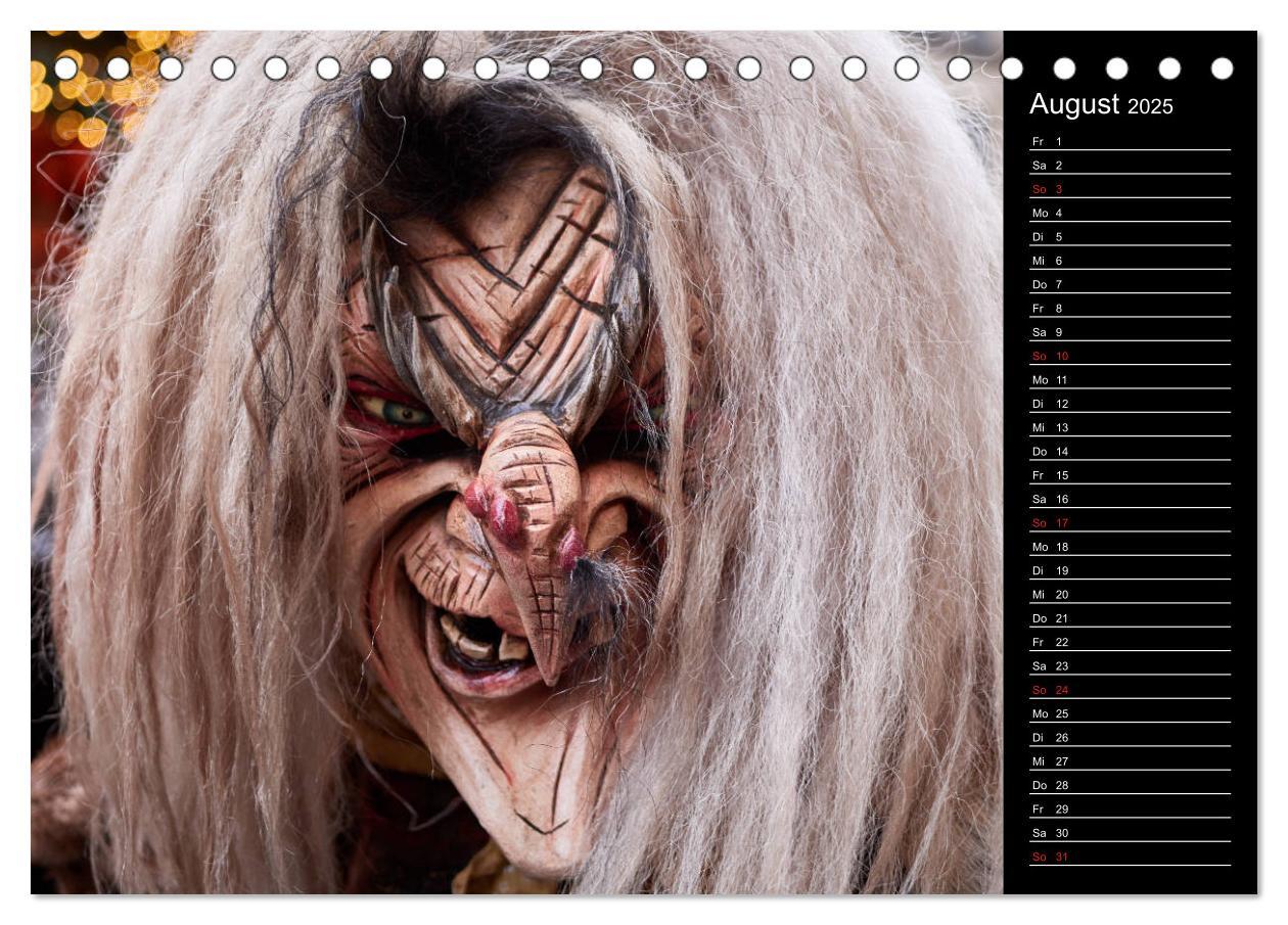 Bild: 9783435174089 | Krampus Kalender 2025 (Tischkalender 2025 DIN A5 quer), CALVENDO...