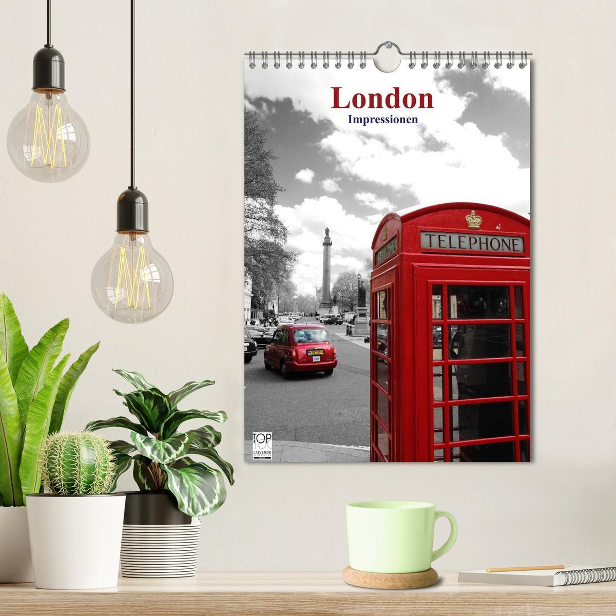 Bild: 9783457066454 | London - Impressionen (Wandkalender 2025 DIN A4 hoch), CALVENDO...