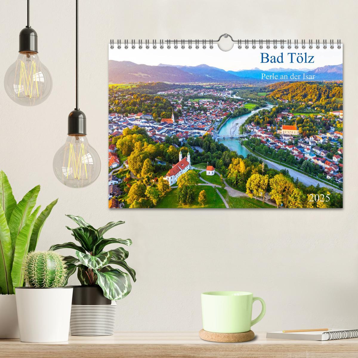 Bild: 9783435198436 | Bad Tölz - Perle an der Isar (Wandkalender 2025 DIN A4 quer),...