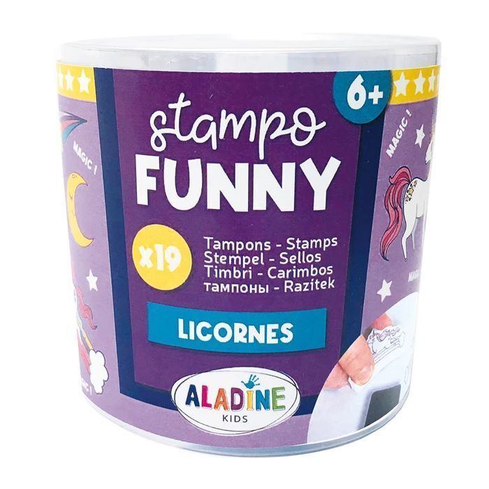 Cover: 3660016851804 | ALADINE - Kinder Stempel Funny Einhorn | Stück | 3085180 | ALADINE