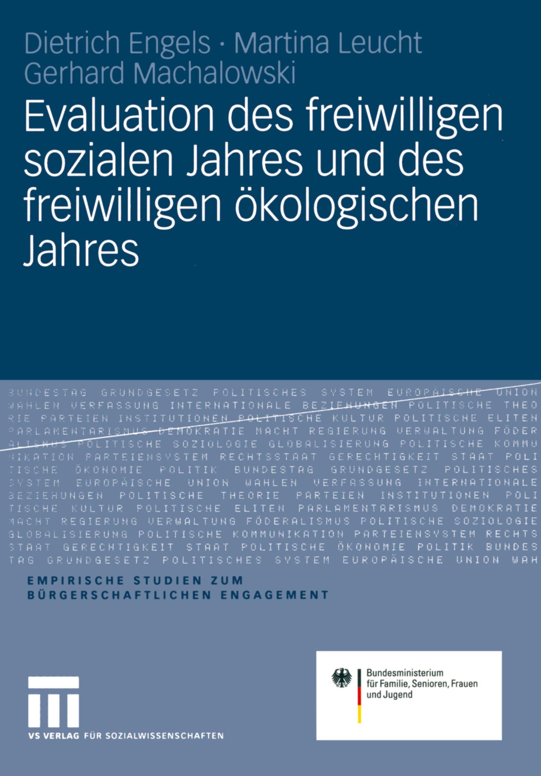 Cover: 9783531155418 | Evaluation des freiwilligen sozialen Jahres und des freiwilligen...