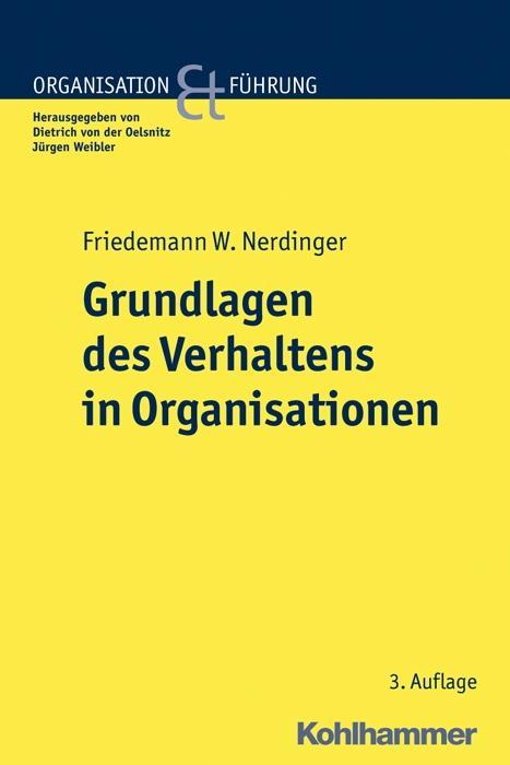 Cover: 9783170224483 | Grundlagen des Verhaltens in Organisationen | Organisation und Führung