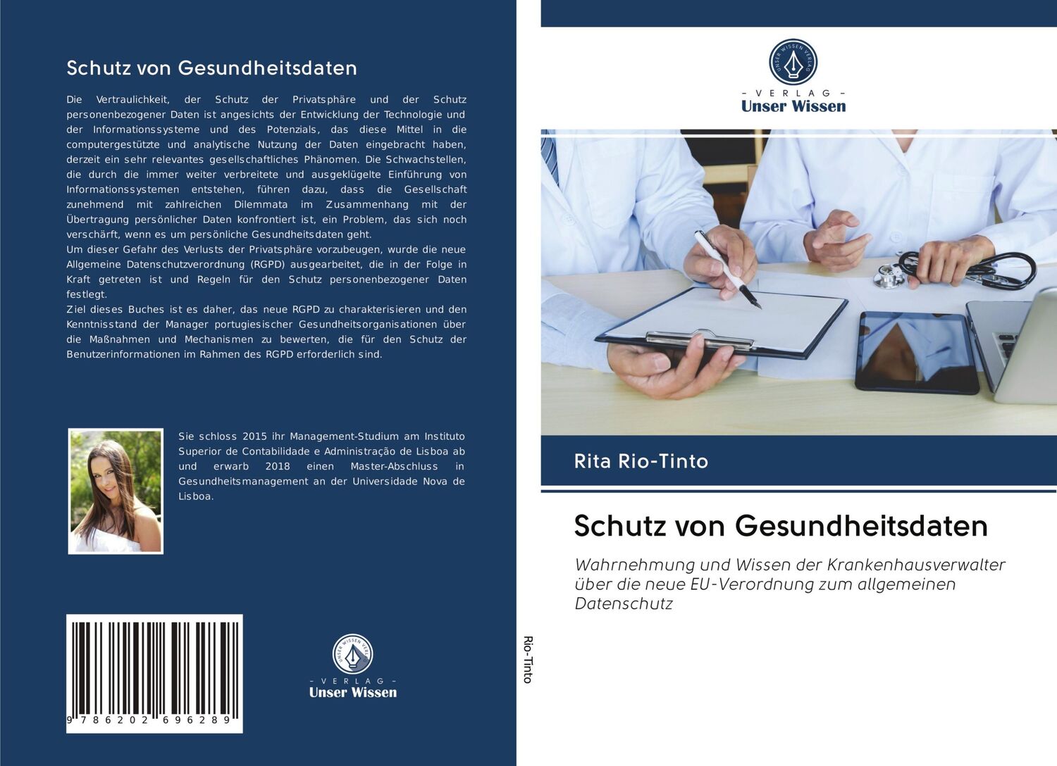 Cover: 9786202696289 | Schutz von Gesundheitsdaten | Rita Rio-Tinto | Taschenbuch | Paperback