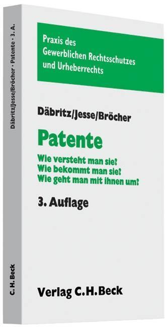 Cover: 9783406575556 | Patente | Erich/Jesse, Ralf-Rüdiger/Bröcher, Dirk Däbritz | Buch | X