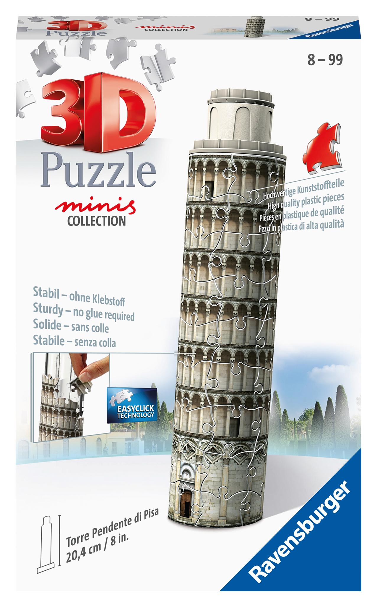 Cover: 4005556112470 | Ravensburger 3D Puzzle 11247 - Mini Schiefer Turm von Pisa -...