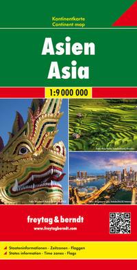 Cover: 9783707917604 | Asien, Kontinentkarte 1:9 000 000 | freytag &amp; berndt | (Land-)Karte