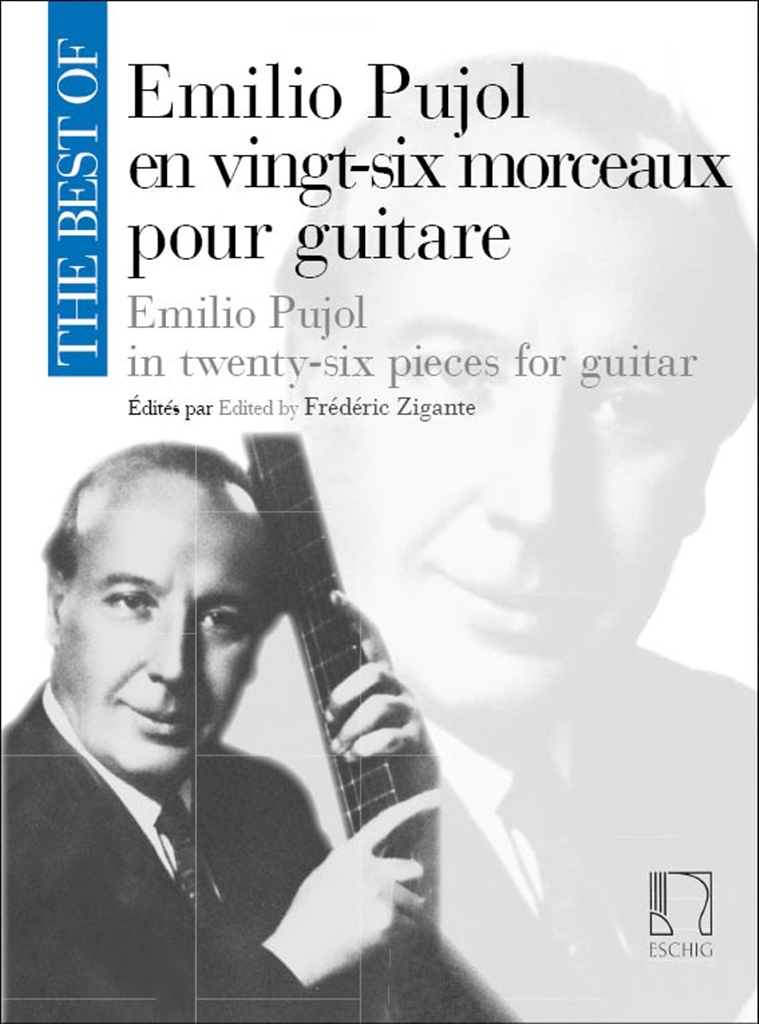 Cover: 9790045045500 | The Best of Emilio Pujol | en vingt-six morceaux pour guitare