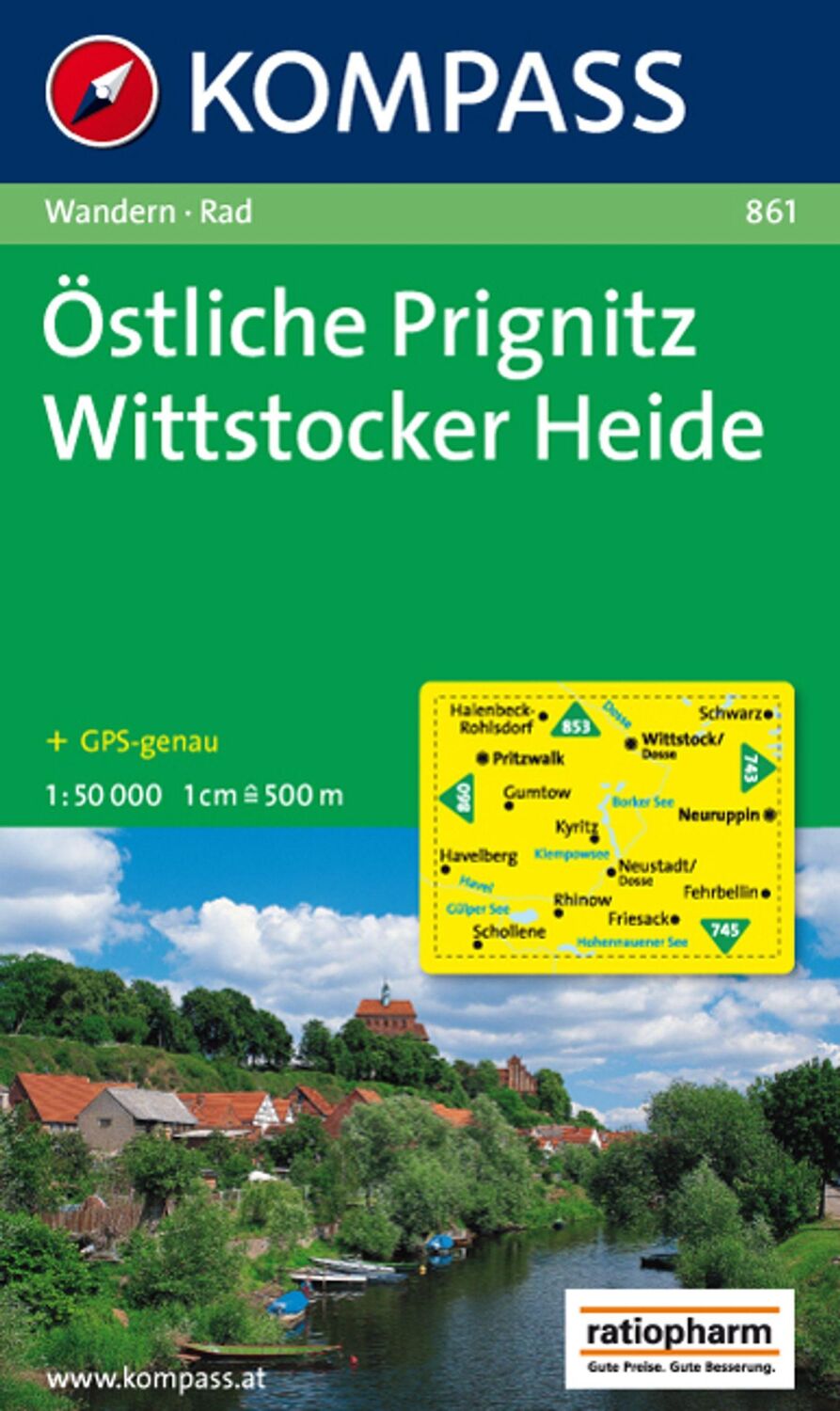 Cover: 9783850261296 | Östliche Prignitz - Wittstocker Heide 1 : 50 000 | (Land-)Karte | 1 S.