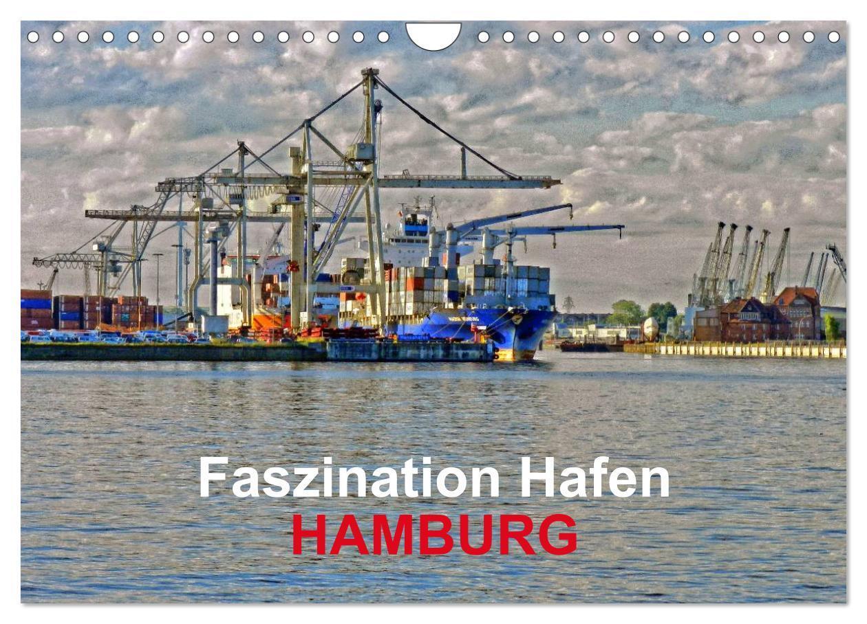 Cover: 9783435690640 | Faszination Hafen - Hamburg (Wandkalender 2025 DIN A4 quer),...