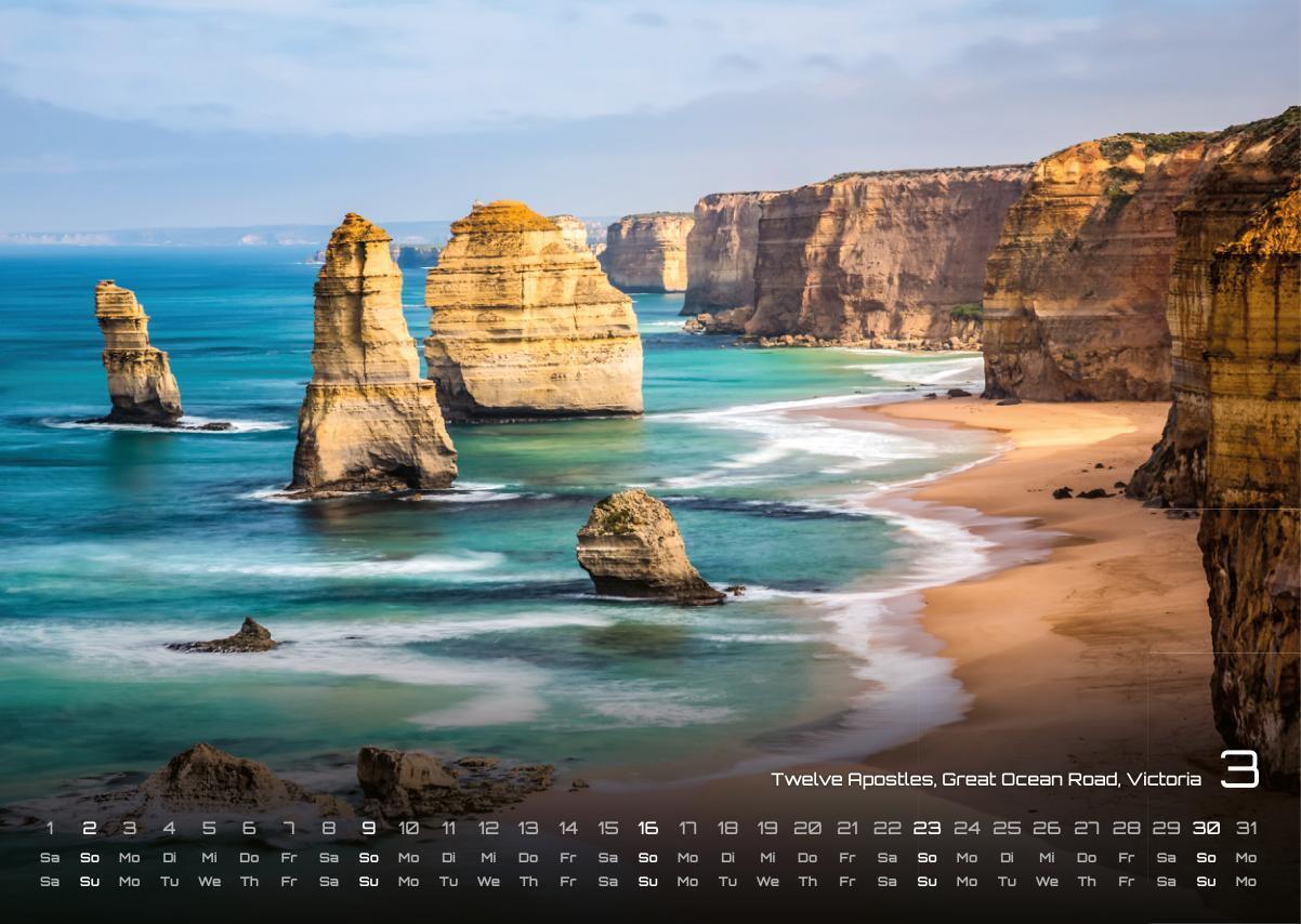 Bild: 9783986733803 | Australien - das Land der Kängurus - 2025 - Kalender DIN A3 | Kalender