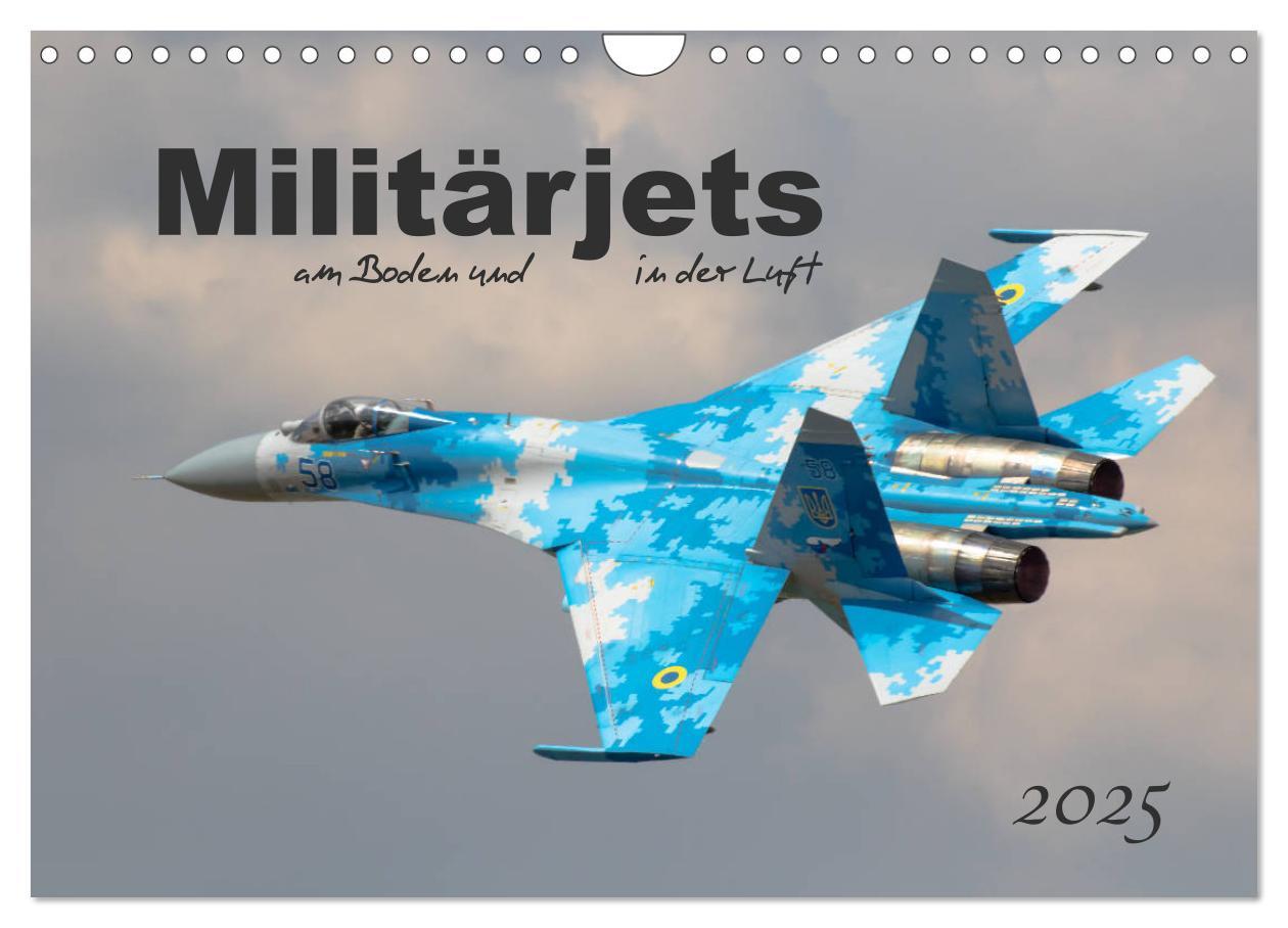 Cover: 9783435297399 | Militärjets am Boden und in der Luft (Wandkalender 2025 DIN A4...