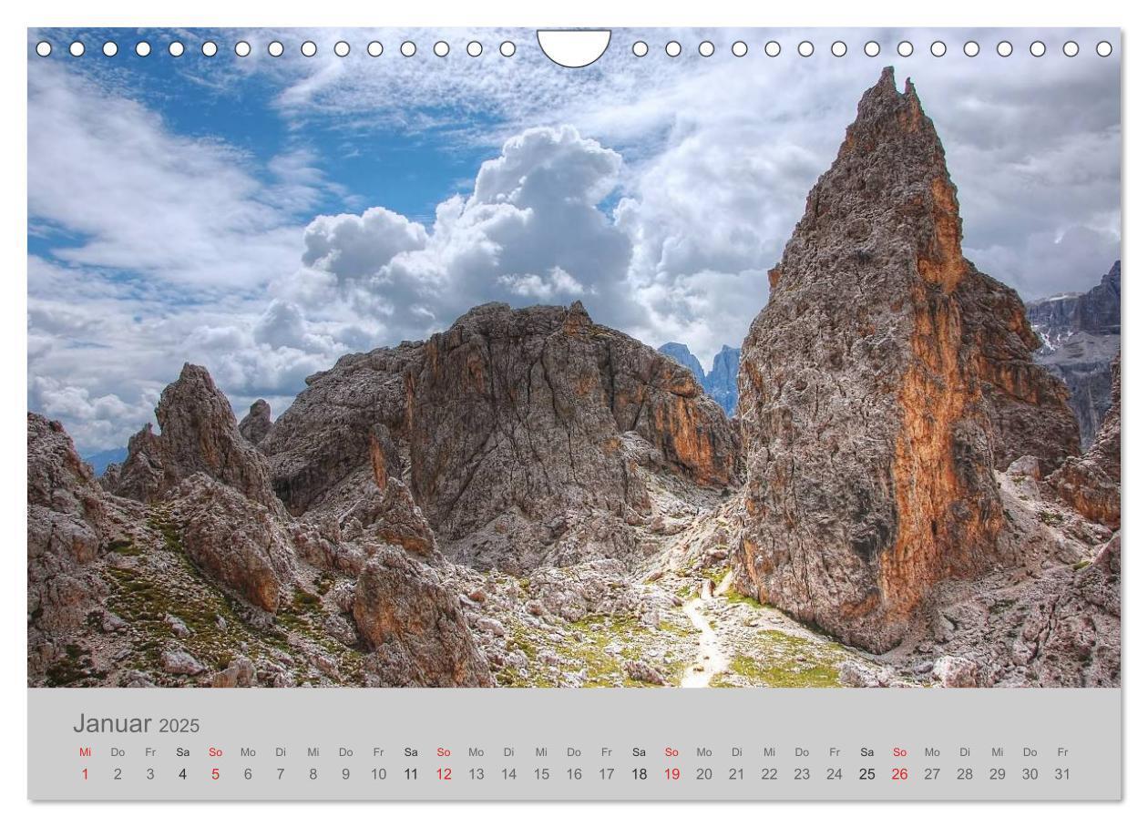 Bild: 9783435809486 | Südtirol - Gröden und Alta Badia (Wandkalender 2025 DIN A4 quer),...