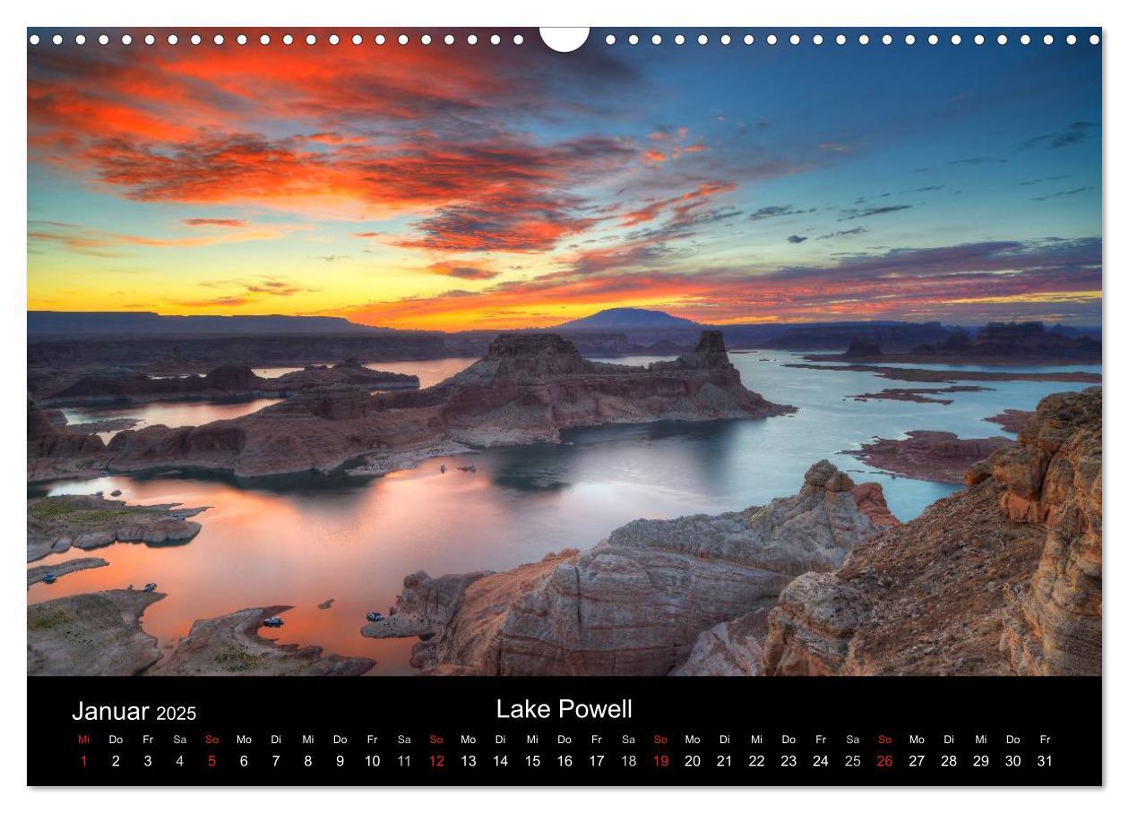 Bild: 9783435800339 | USA - Der Wilde Westen (Wandkalender 2025 DIN A3 quer), CALVENDO...