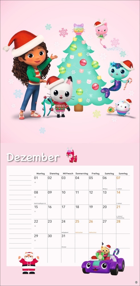 Bild: 9783756409150 | Gabby's Dollhouse Broschurkalender 2025 | Kalender | 28 S. | Deutsch