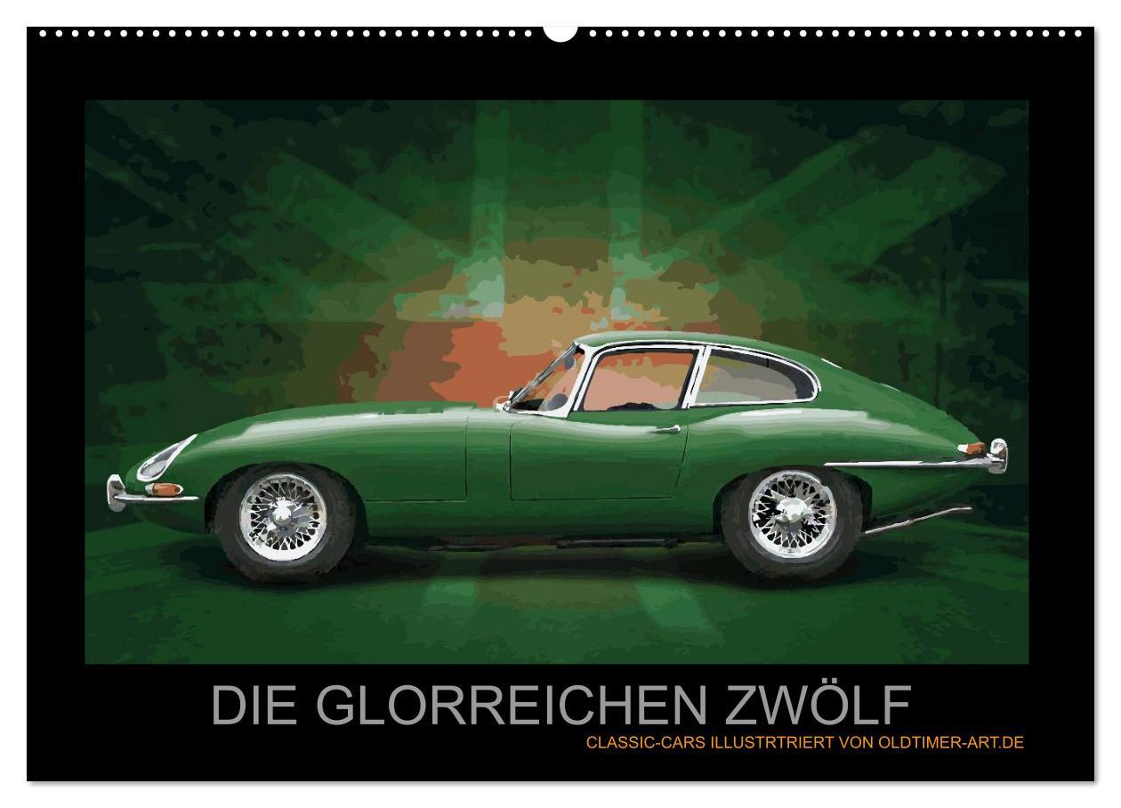 Cover: 9783435489381 | DIE GLORREICHEN ZWÖLF (Wandkalender 2025 DIN A2 quer), CALVENDO...