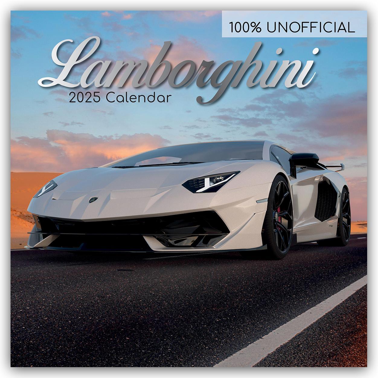 Cover: 9781835361030 | Lamborghini 2025 - 16-Monatskalender | The Gifted Stationery Co. Ltd