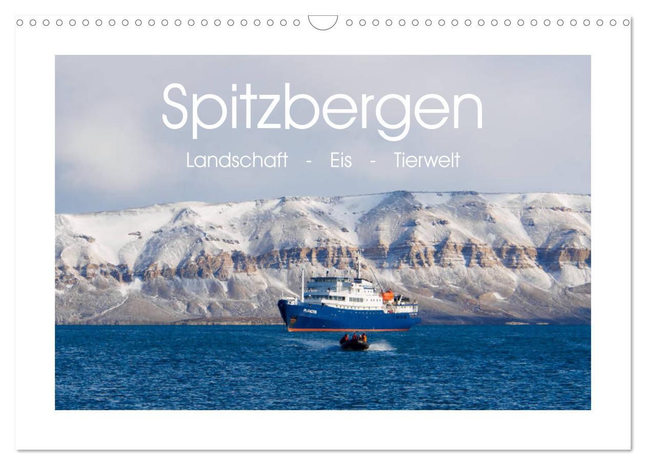 Cover: 9783435340590 | Spitzbergen - Landschaft - Eis - Tierwelt (Wandkalender 2025 DIN A3...