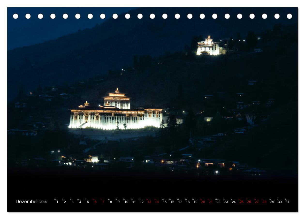 Bild: 9783435333356 | Bhutan - Natur und Tradition (Tischkalender 2025 DIN A5 quer),...