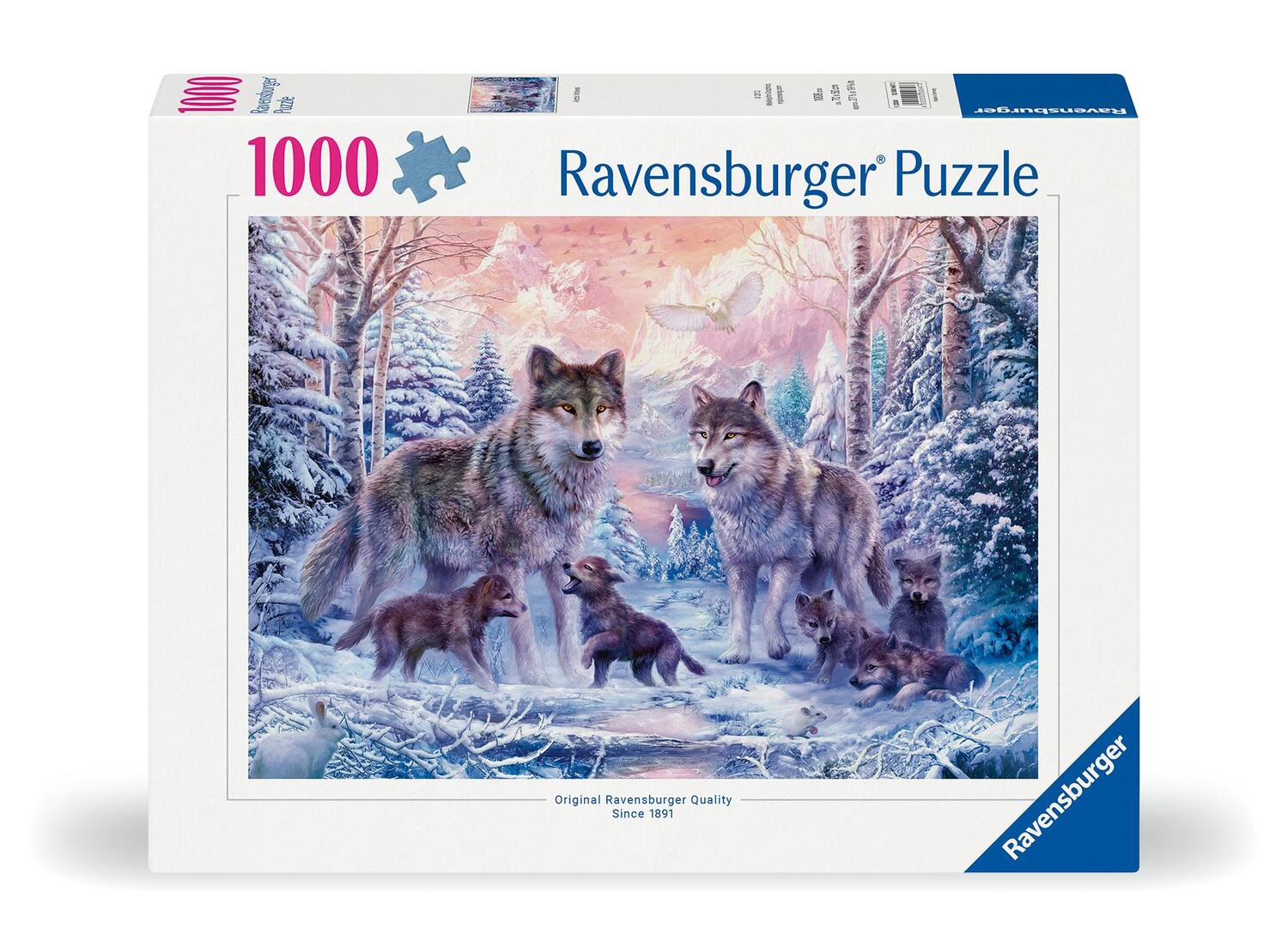 Cover: 4005555006473 | Ravensburger Puzzle 12000647 - Arktische Wölfe - 1000 Teile Puzzle...