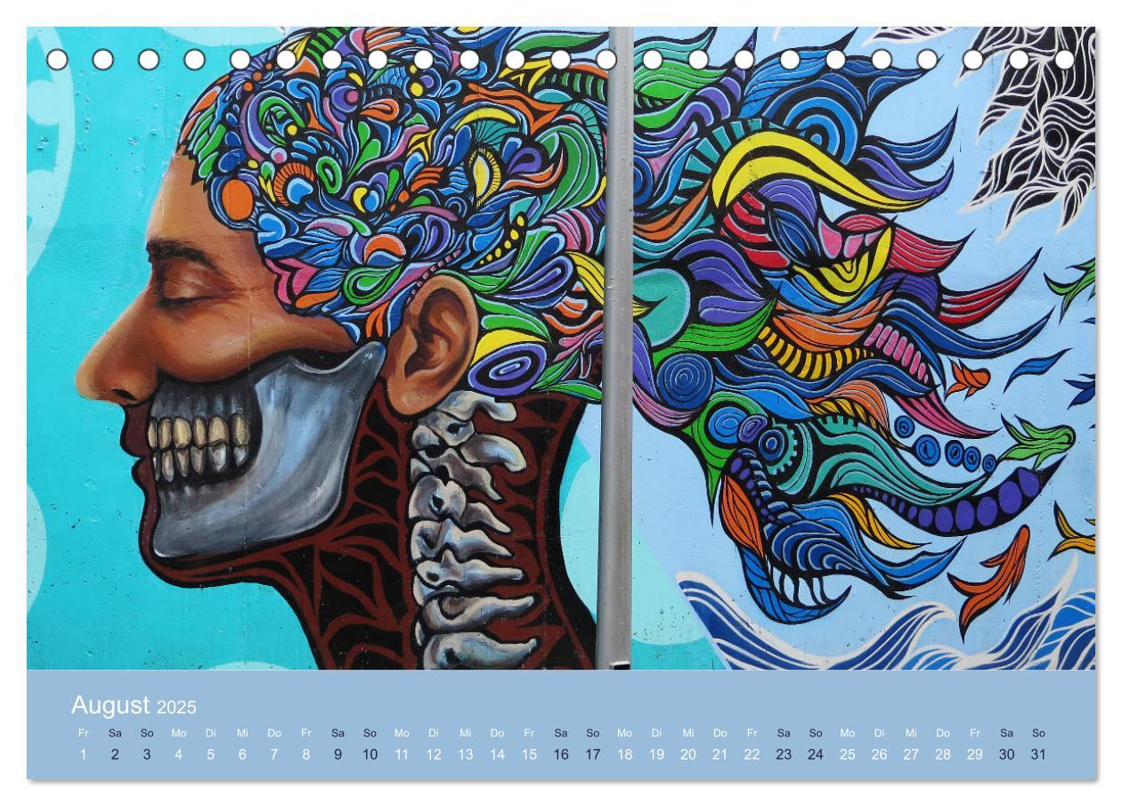 Bild: 9783435137534 | Mexikanische Graffitis (Tischkalender 2025 DIN A5 quer), CALVENDO...