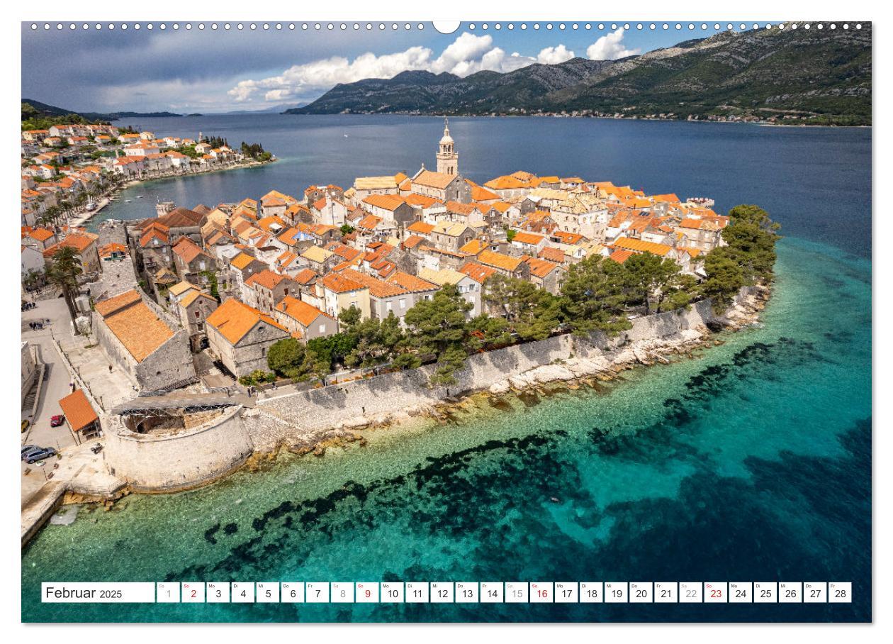 Bild: 9783457148921 | Kroatien - Korcula (hochwertiger Premium Wandkalender 2025 DIN A2...