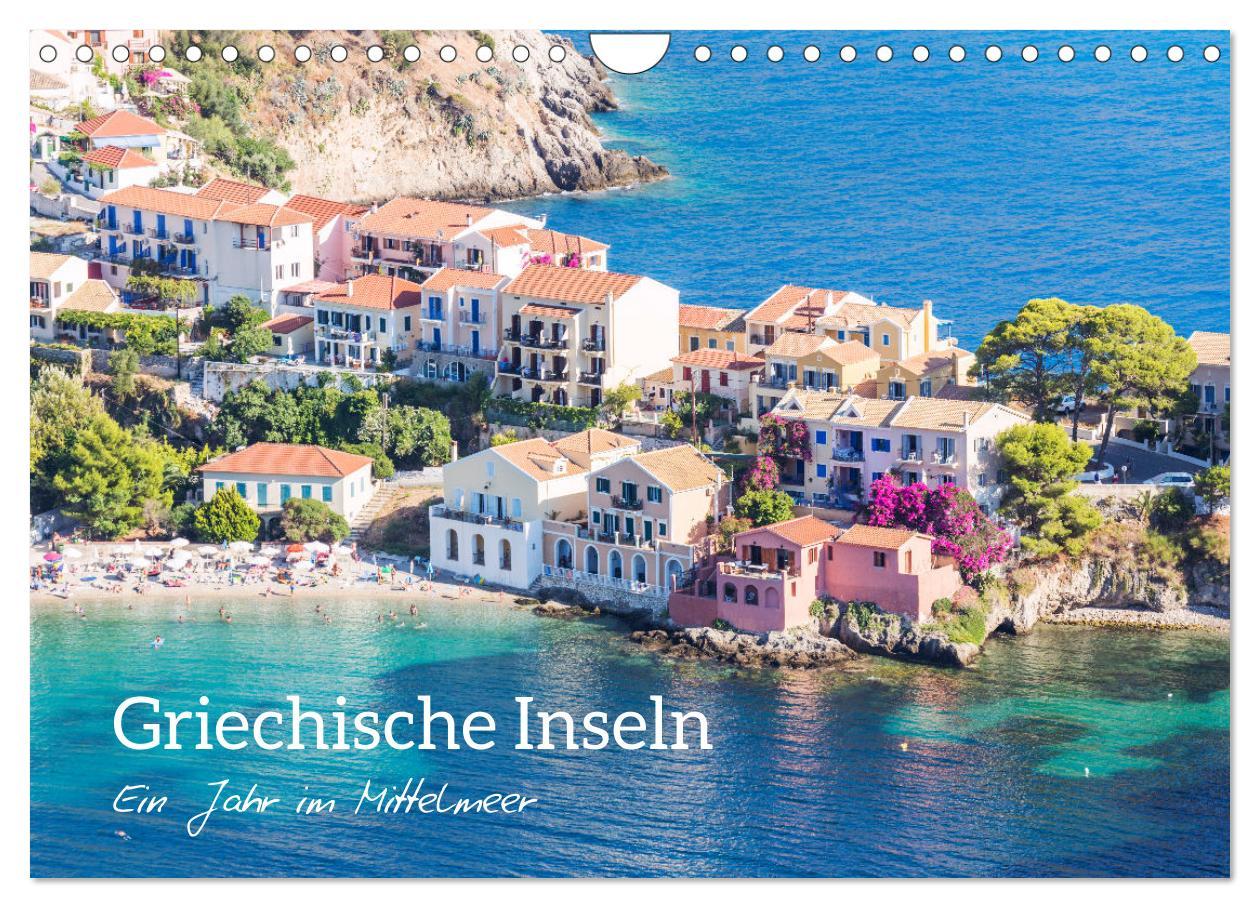 Cover: 9783383950469 | Griechische Inseln - Ein Jahr im Mittelmeer (Wandkalender 2025 DIN...