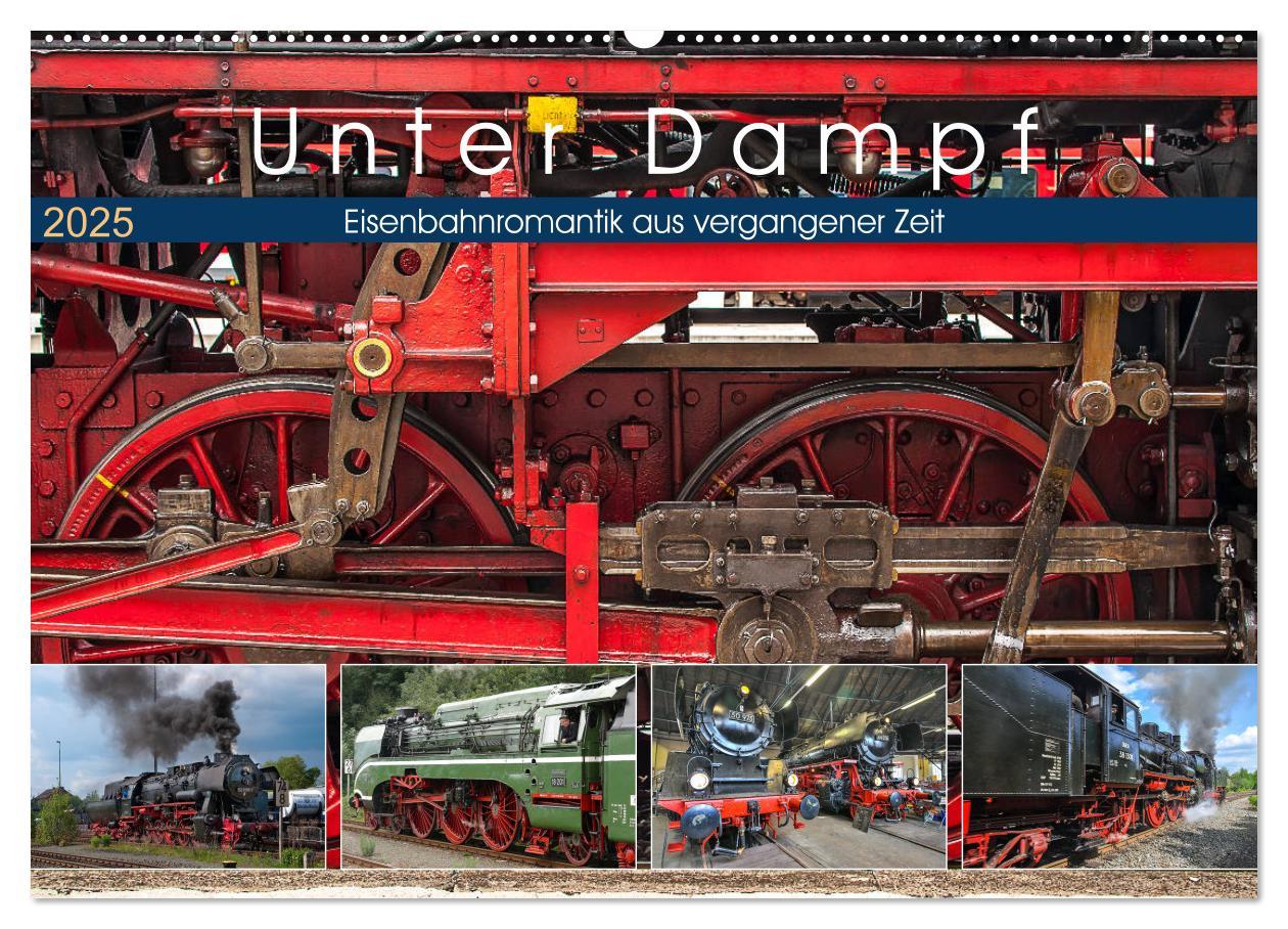 Cover: 9783435339921 | Unter Dampf - Eisenbahnromantik aus vergangener Zeit (Wandkalender...