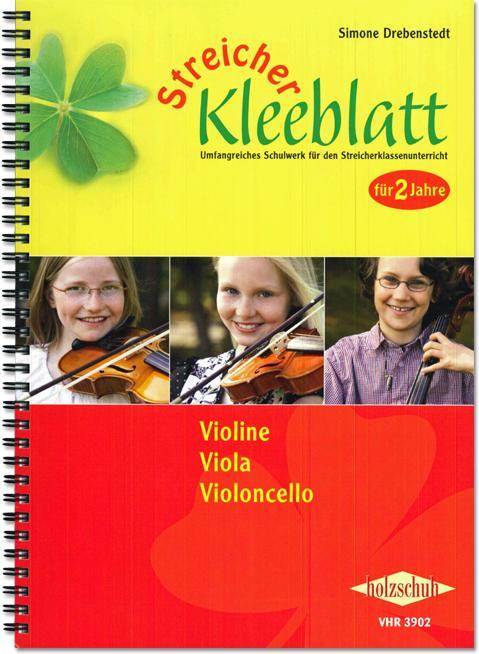 Cover: 9783940069801 | Streicher Kleeblatt, Schülerband Vl., Va.,Vc. | Simone Drebenstedt