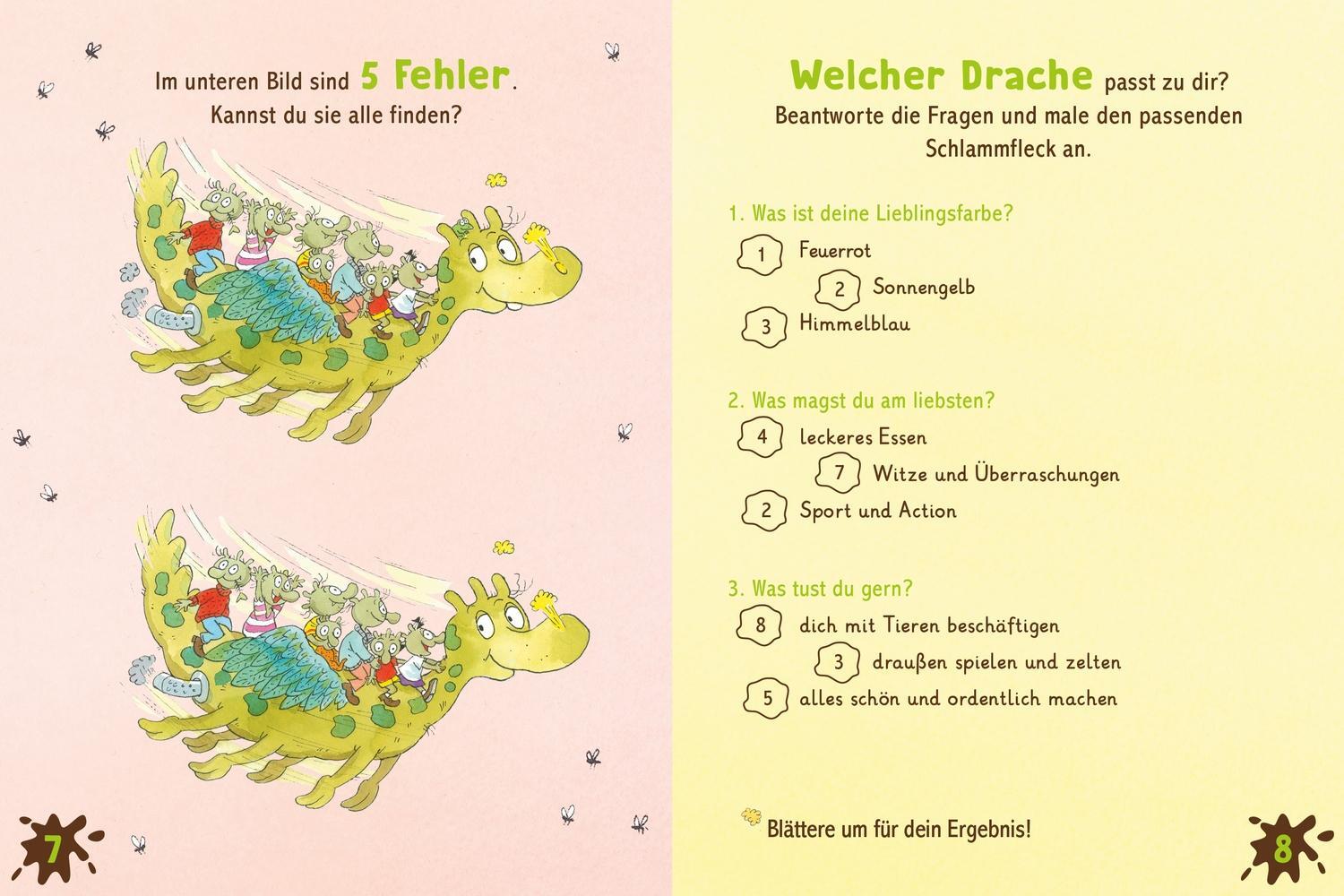 Bild: 4260512188030 | Die Olchis. Puzzle im Buch. Feuerstuhl. 300 Teile, Format 48 x 24 cm