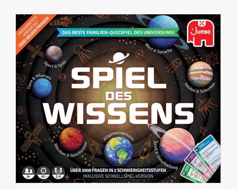 Cover: 8710126199077 | Spiel des Wissens | Spiel | 19907 | Deutsch | 2022 | Jumbo Spiele GmbH