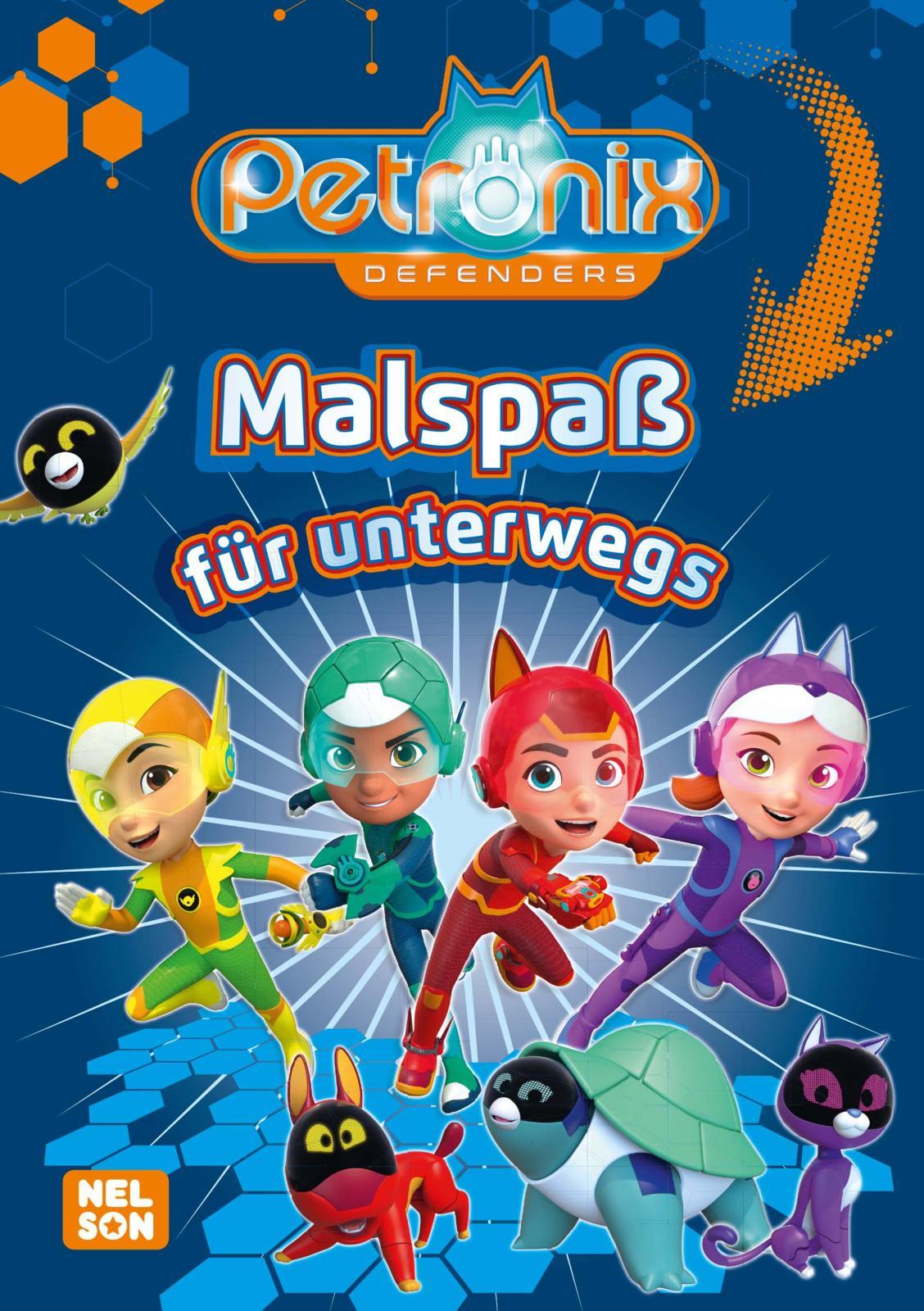 Cover: 9783845125022 | Petronix Defenders: Malspaß für unterwegs | Taschenbuch | Malblock