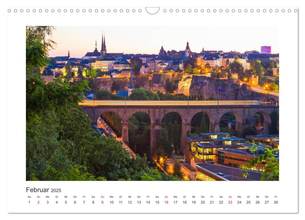 Bild: 9783435592159 | LUXEMBURG Stadt der Kontraste (Wandkalender 2025 DIN A3 quer),...