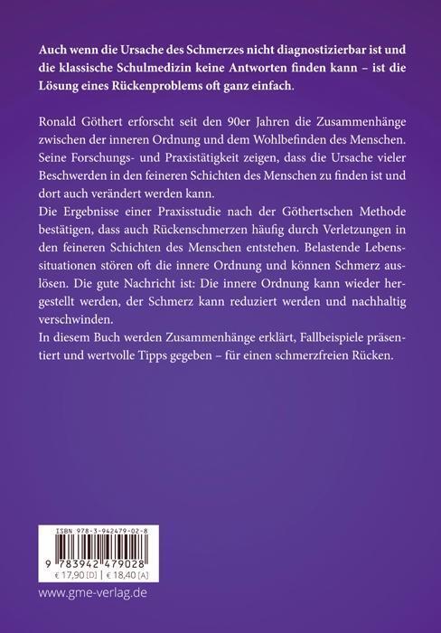 Bild: 9783942479028 | PRO Rücken | Ronald Göthert | Taschenbuch | Deutsch | 2016