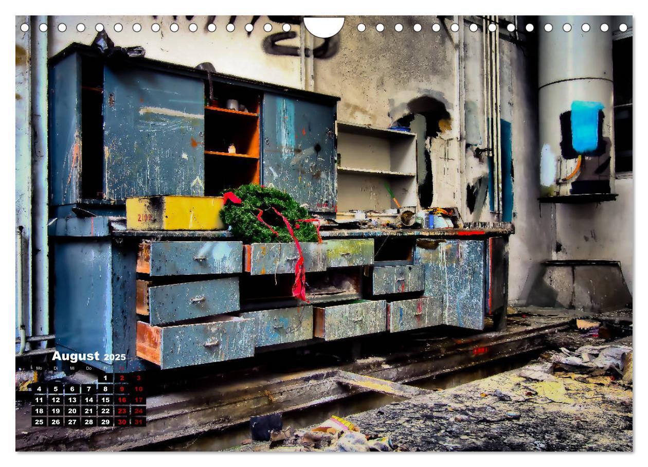 Bild: 9783435274970 | Verlassene Orte - Lost Places (Wandkalender 2025 DIN A4 quer),...