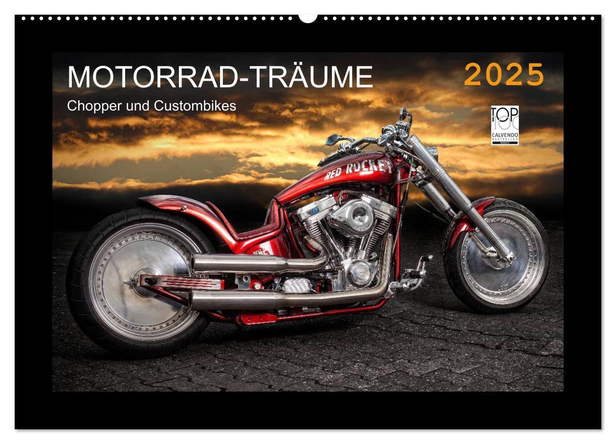 Cover: 9783435708505 | Motorrad-Träume ¿ Chopper und Custombikes (Wandkalender 2025 DIN A2...