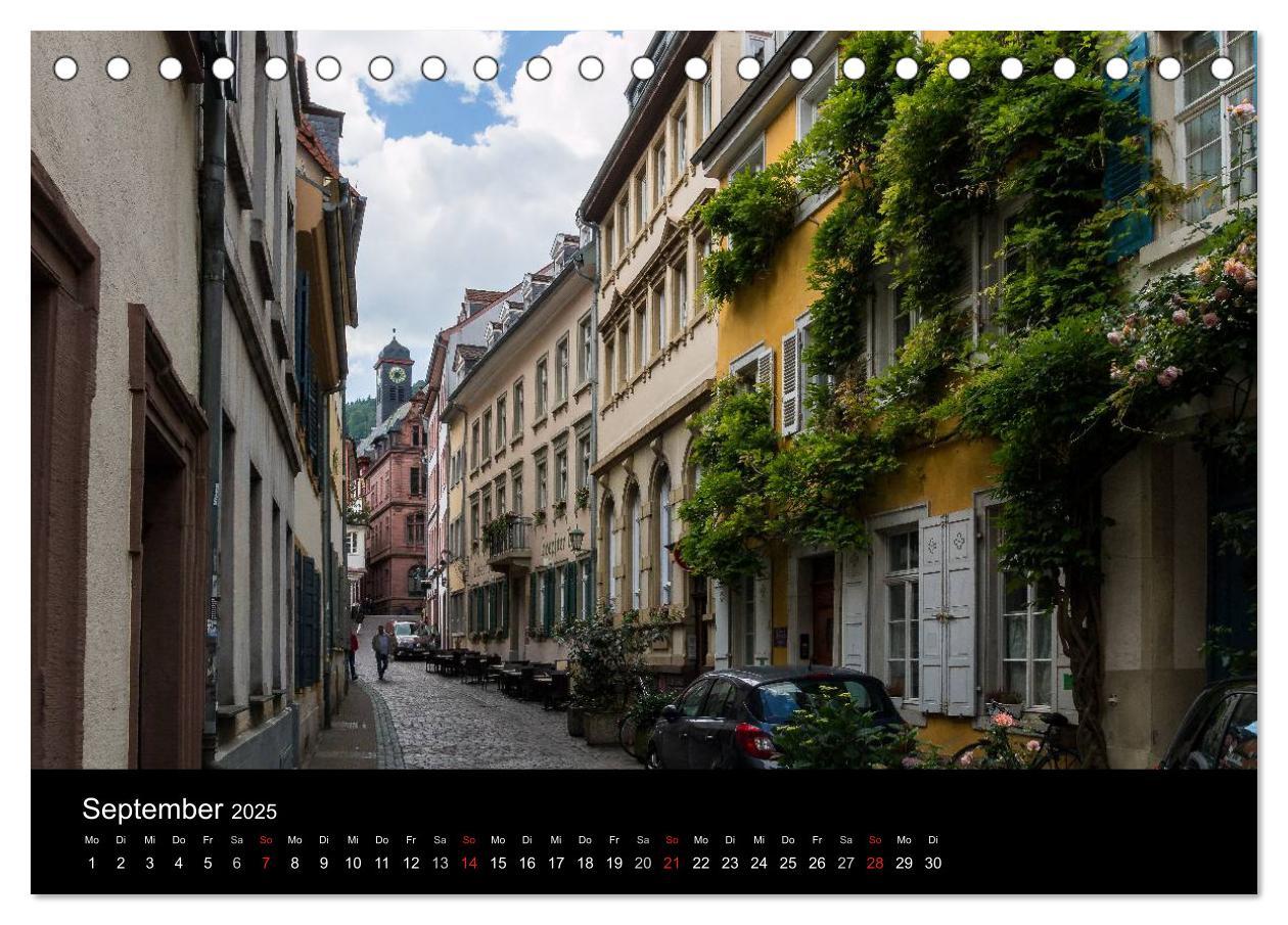 Bild: 9783435694716 | Heidelberger Stadtansichten (Tischkalender 2025 DIN A5 quer),...