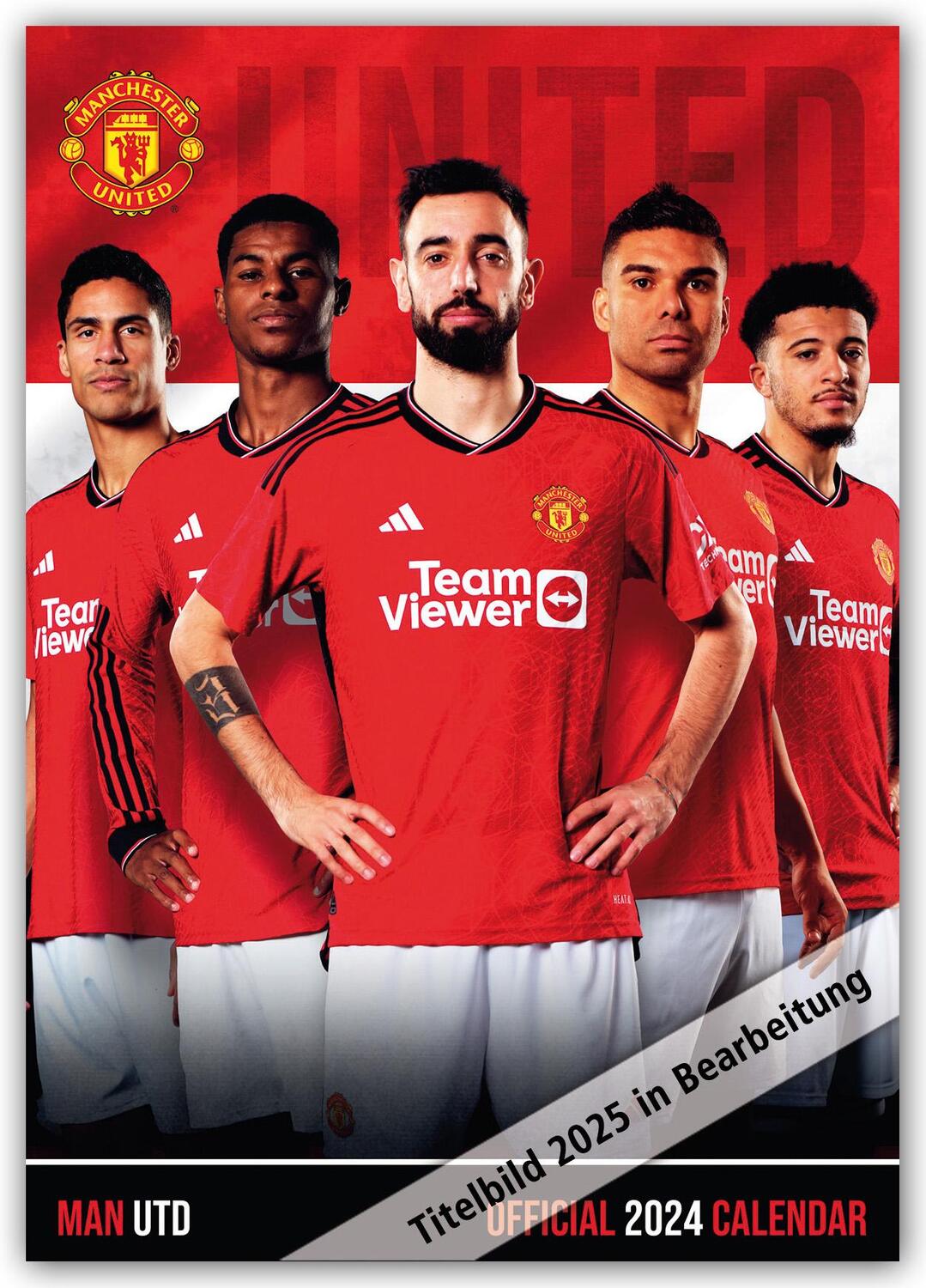 Cover: 9781835273043 | Manchester United FC 2025 - A3-Posterkalender | Danilo | Kalender