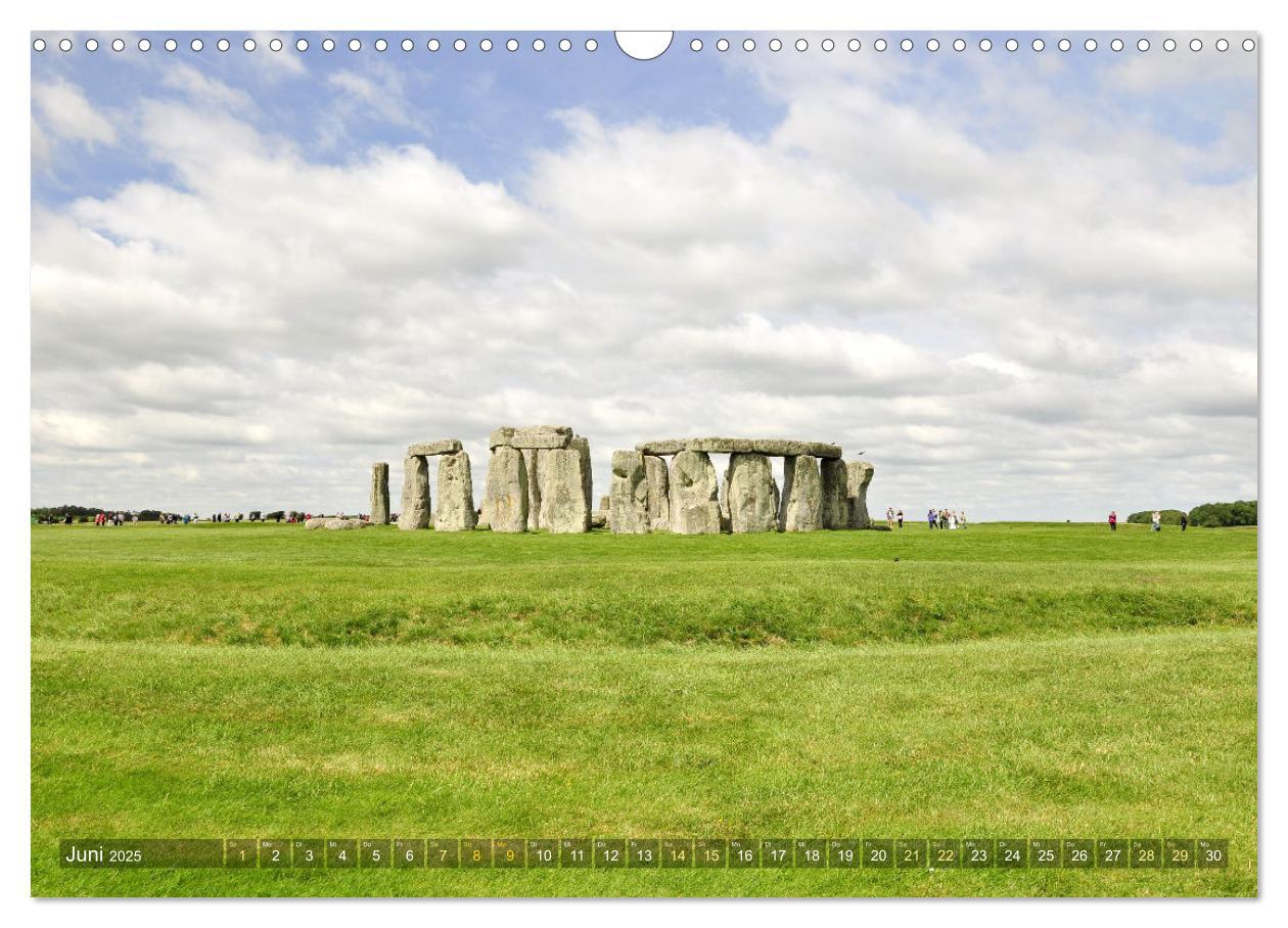 Bild: 9783383918155 | Geheimnisvolles Stonehenge (Wandkalender 2025 DIN A3 quer),...