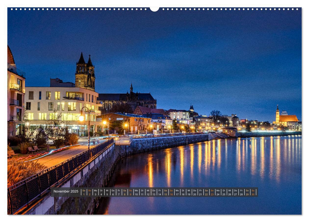 Bild: 9783383830105 | Magdeburg entdecken (Wandkalender 2025 DIN A2 quer), CALVENDO...