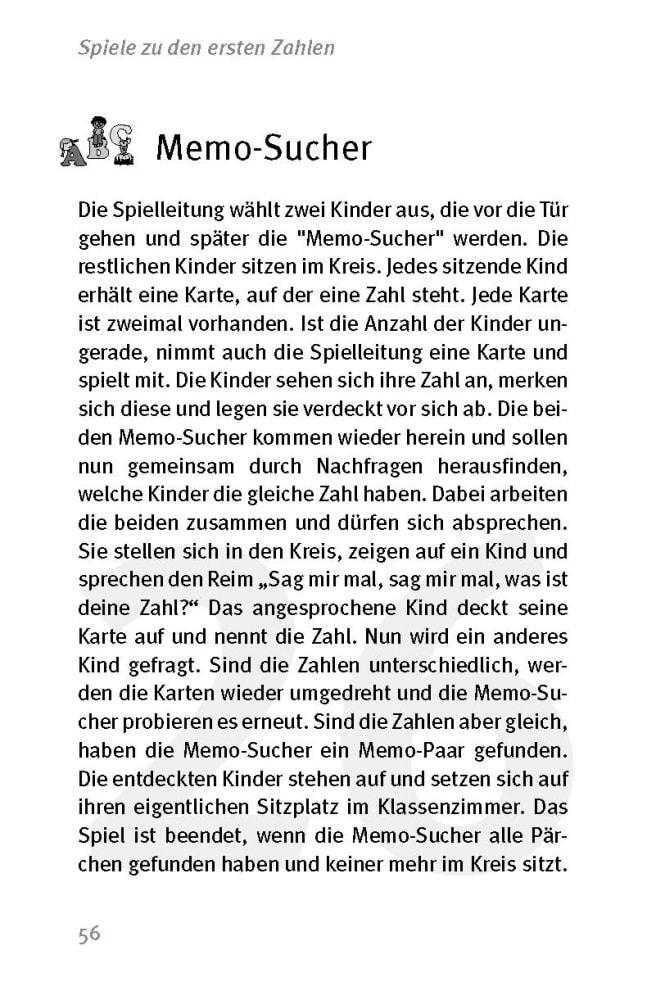 Bild: 9783769825725 | Die 50 besten Spiele für den Anfangsunterricht für 5- bis 7-Jährige