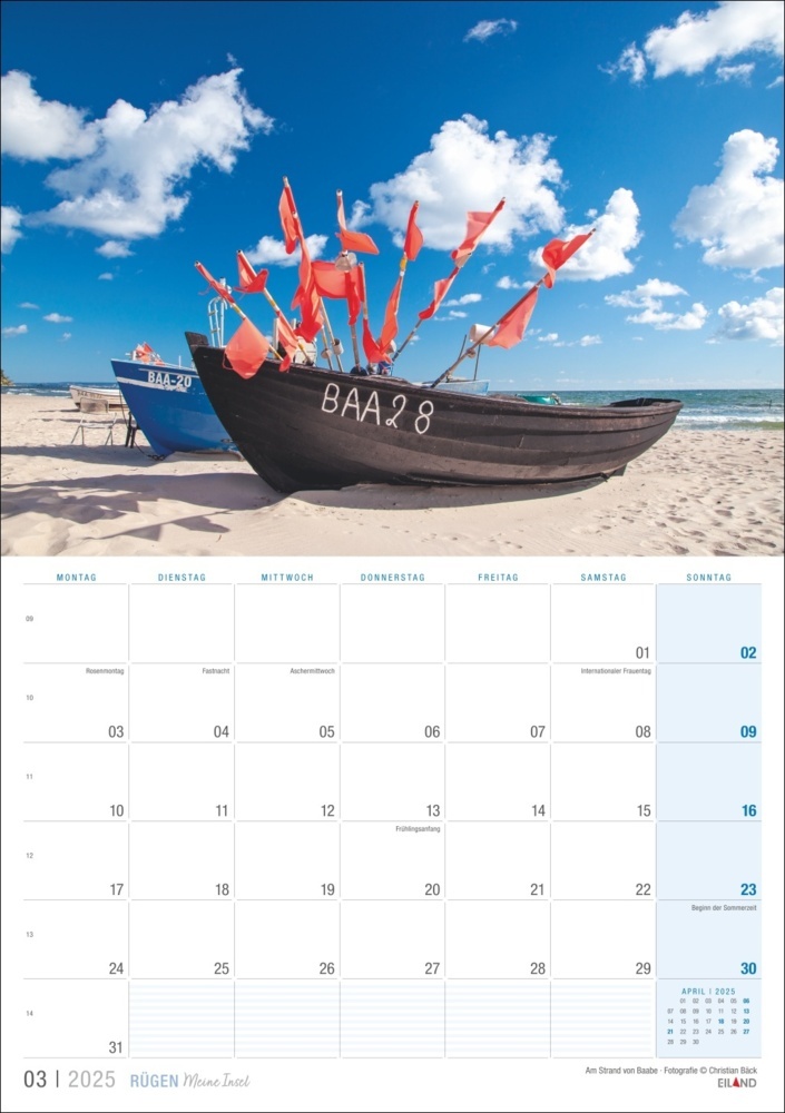 Bild: 9783964023483 | Rügen ...meine Insel Kalender 2025 | Kalender | 13 S. | Deutsch | 2025