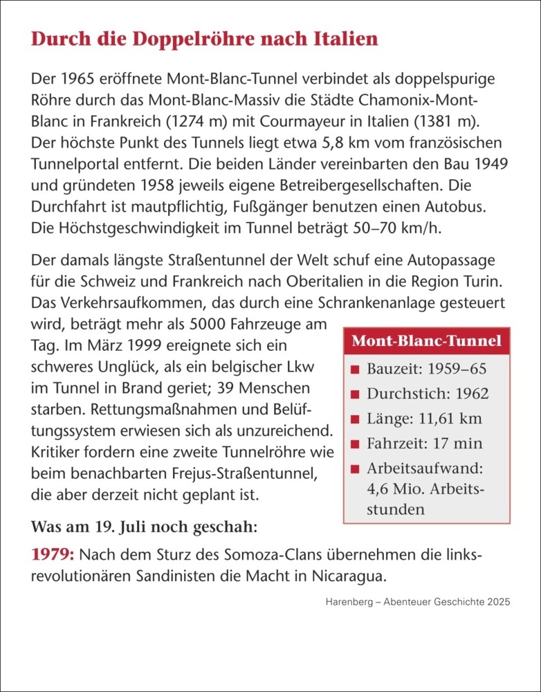 Bild: 9783840033896 | Abenteuer Geschichte Tagesabreißkalender 2025 - Menschen,...