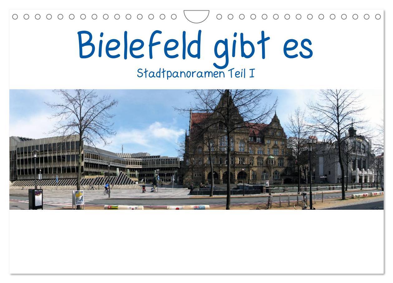 Cover: 9783435706518 | Bielefeld gibt es! Stadtpanoramen (Wandkalender 2025 DIN A4 quer),...