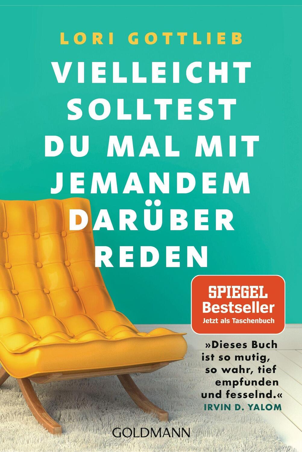 Cover: 9783442142736 | Vielleicht solltest du mal mit jemandem darüber reden | Lori Gottlieb